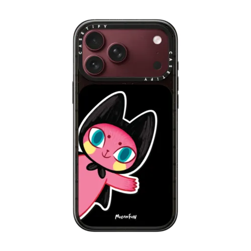Peekaboo! | iPhone 18 Pro Max / Impact Case MagSafe Compatible - Glossy / Glossy Black | Image 1