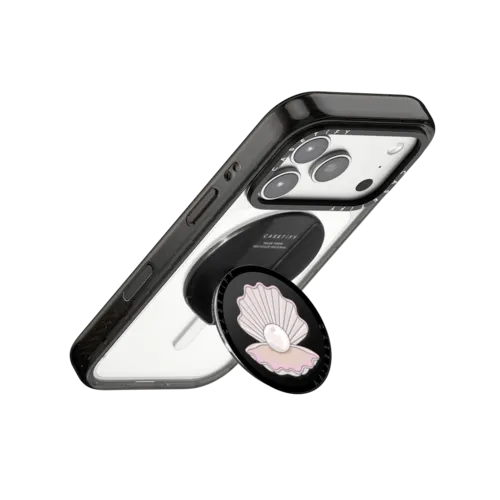 Pearl | Snappy Grip Stand / Snappy Grip Stand MagSafe Compatible / Black | Image 3