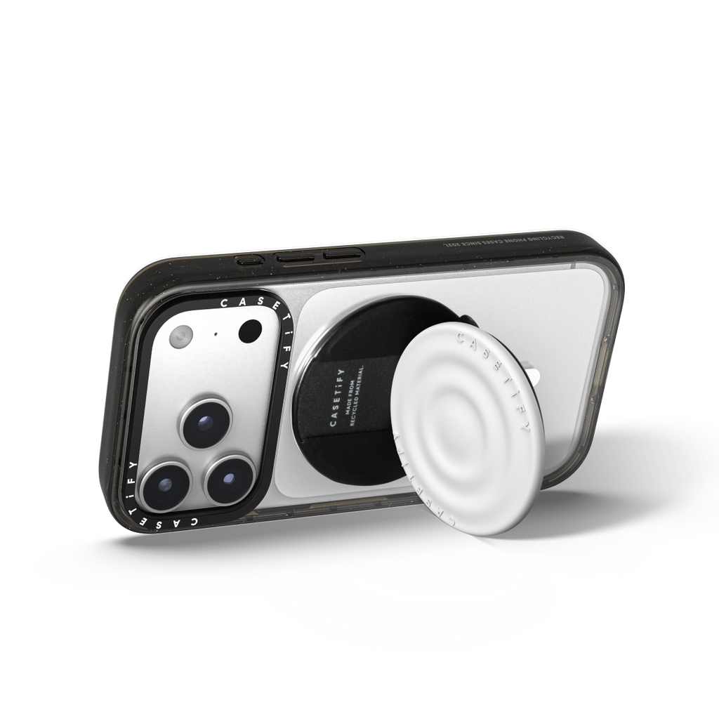 Snappy Ripple Grip Stand MagSafe Compatible - White