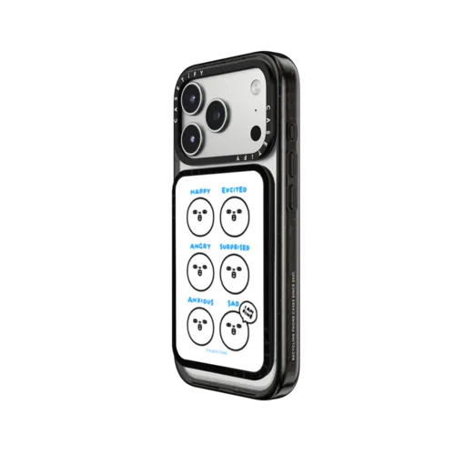 How's Your Mood Today? | Snappy Cardholder Stand / Snappy Cardholder Stand MagSafe Compatible / Black | Image 2