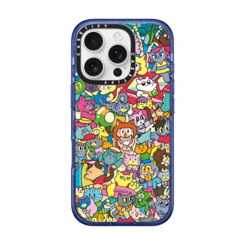 What you like will change your life | iPhone 16 Pro / Impact Case MagSafe Compatible / Glitter Indigo | Image 1