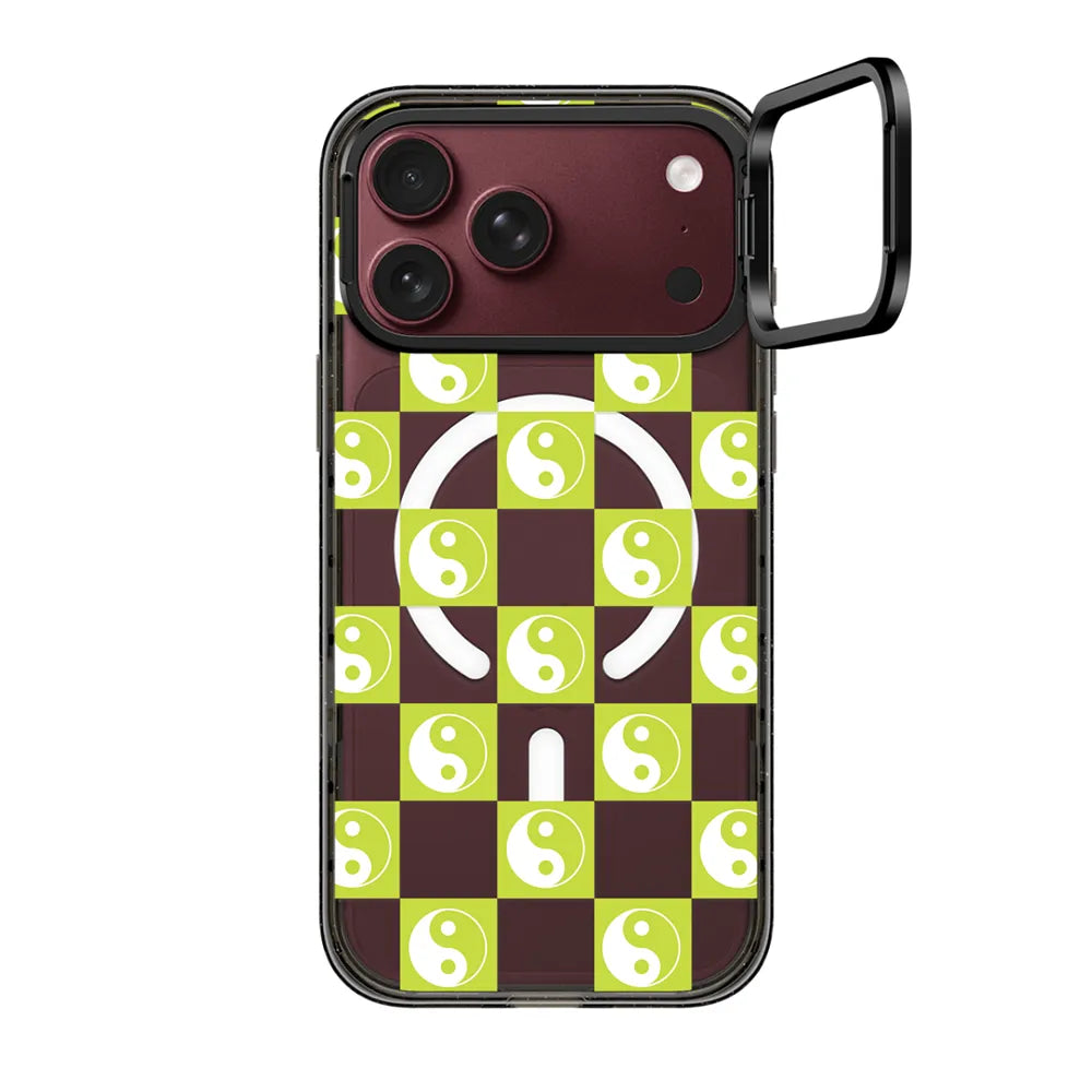 Yin Yang Check Mate - Neon Green | Image 1