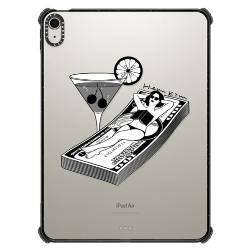 Billionaire | iPad Air 11-inch (M2 - M4) / iPad Impact Case / Black | Image 1