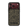 The Egypt Hieroglyphics Pattern Case | iPhone 18 Pro Max / Impact Case MagSafe Compatible - Glossy / Glossy Black | Image 1