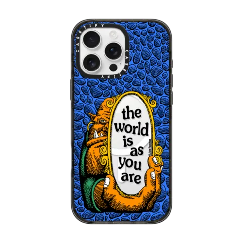 World by Jake Foreman | iPhone 16 Pro Max / Impact Case MagSafe Compatible / Black | Image 1