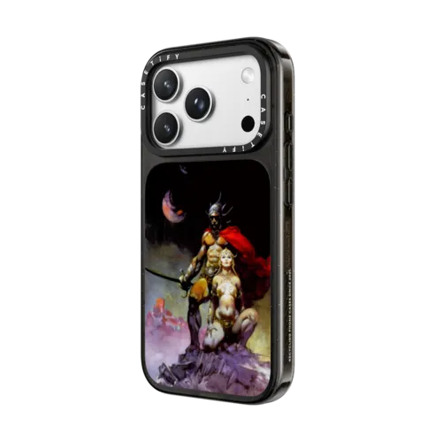 Mastermind of Mars by Frazetta Girls | iPhone 18 Pro / Impact Case MagSafe Compatible - Glossy / Glossy Black | Image 2