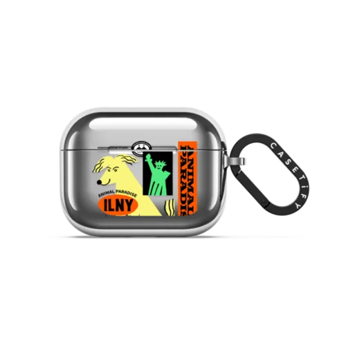 puppy airpods | AirPods Pro 3 / Earbuds Mirror Case / Silver | Image 1