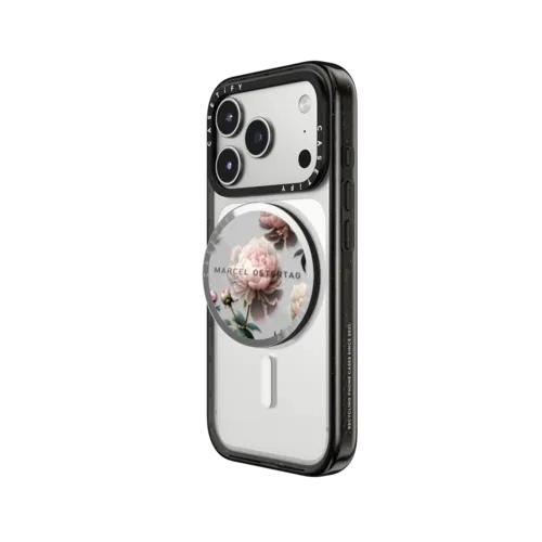 Peony Maxi | Snappy Grip Stand / Snappy Mirror Grip Stand MagSafe Compatible / Silver | Image 2