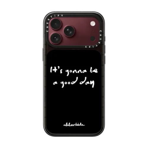 LIL AFFIRMATION NO.1 by aLILscribble | iPhone 18 Pro Max / Impact Case MagSafe Compatible - Glossy / Glossy Black | Image 1
