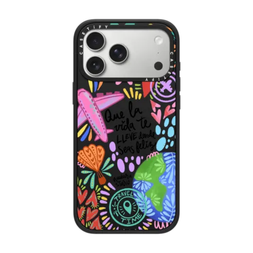 Ser feliz | iPhone 17 Pro Max / Impact Case MagSafe Compatible / Matte Black | Image 1