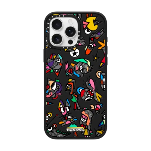 ZiBEZI Character Case | iPhone 16 Pro Max / Impact Case MagSafe Compatible / Matte Black | Image 1