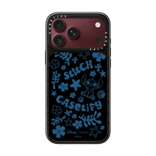 Stitch Pattern Case | iPhone 18 Pro Max / Impact Case MagSafe Compatible - Glossy / Glossy Black | Image 1