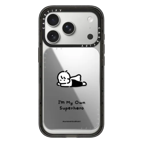 I’m My Own Superhero | Snappy Cardholder Stand / Snappy Mirror Cardholder Stand MagSafe Compatible / Silver | Image 1