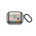 Dog Faces | AirPods Pro 3 / Earbuds Mirror Case / Silver | Image 1