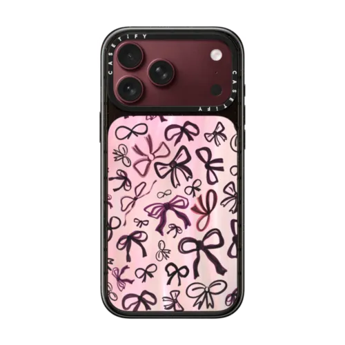 Messy Bows | iPhone 18 Pro Max / Impact Case MagSafe Compatible - Glossy / Glossy Black | Image 1
