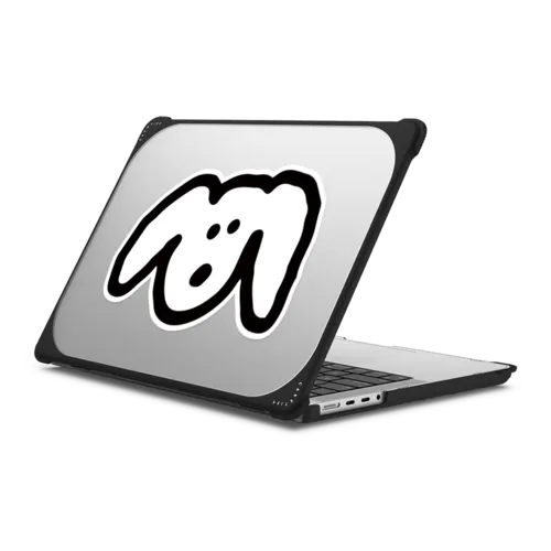 ECOSYSTEM DOG | MacBook Pro 14-inch (M1 - M5) / MacBook Bounce Case / Black | Image 1