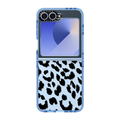 Lacie Leopard | Galaxy Z Flip6 / Impact Case / Baby Blue | Image 1