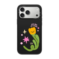 Yellow Happy Tulip | iPhone 17 Pro Max / Impact Case MagSafe Compatible / Matte Black | Image 1