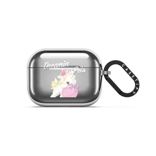 Fancy Floats / Pony | AirPods Pro 3 / Earbuds Mirror Case / Silver | Image 1