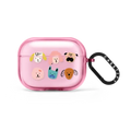 DOG FACES | AirPods Pro 2 / Earbuds Impact Case / Pink Fizz | Image 1