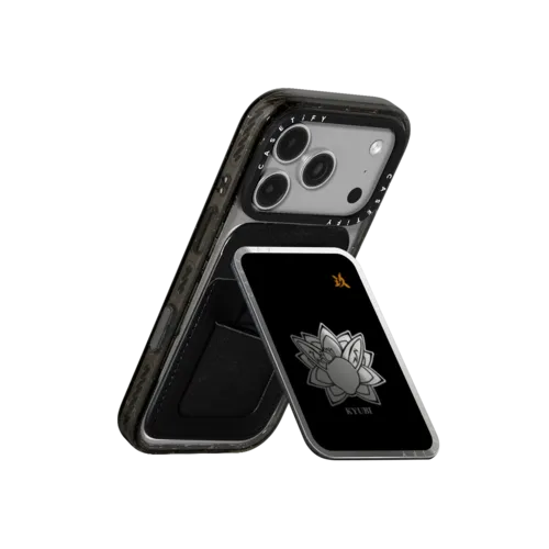 KYUBI Nine-Tailed | Snappy Cardholder Stand / Snappy Mirror Cardholder Stand MagSafe Compatible / Silver | Image 3