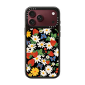 Strawberry Daisy | iPhone 18 Pro Max / Impact Case MagSafe Compatible - Glossy / Glossy Black | Image 1