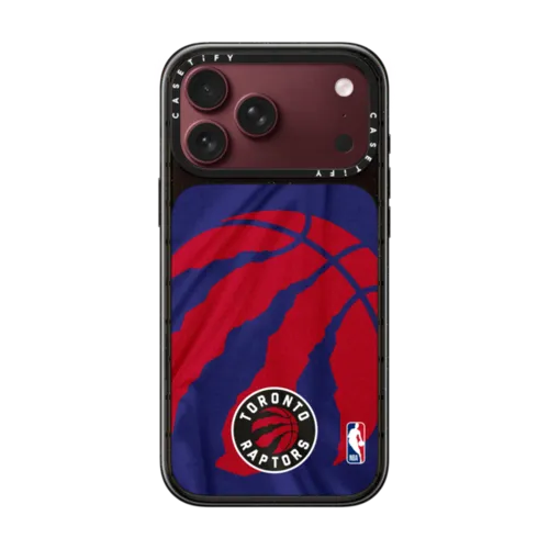 Toronto Raptors Hardwood Classic Jersey Case | iPhone 18 Pro Max / Impact Case MagSafe Compatible - Glossy / Glossy Black | Image 1