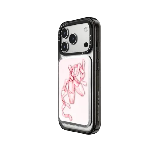 Pointe shoes | Snappy Cardholder Stand / Snappy Mirror Cardholder Stand MagSafe Compatible / Silver | Image 2