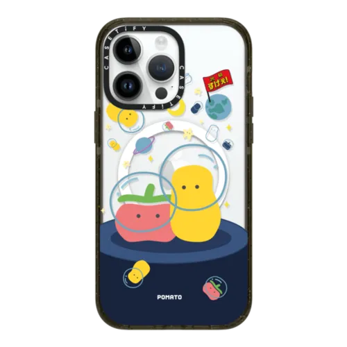 Pomato Universe | iPhone 14 Pro Max / Impact Case MagSafe Compatible / Black | Image 1