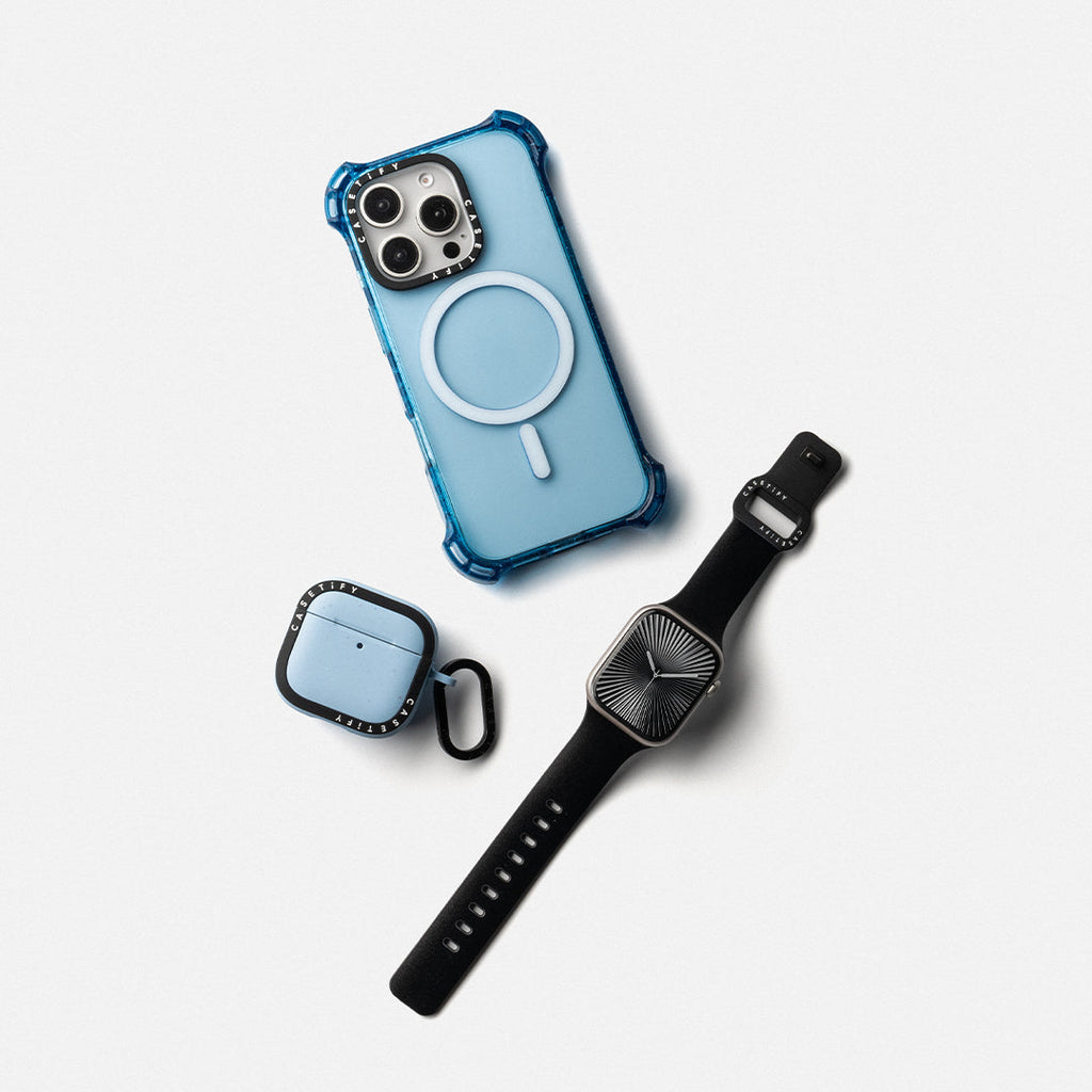 Las Flores | AirPods 4 & 5 / Earbuds Bounce Case / Sky Blue | Image 4