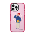 Slowboy in mandarin jacket | iPhone 16 Pro Max / Impact Case MagSafe Compatible / Pink Fizz | Image 1