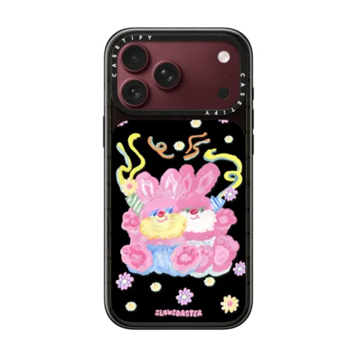 Party Pink | iPhone 18 Pro Max / Impact Case MagSafe Compatible - Glossy / Glossy Black | Image 1