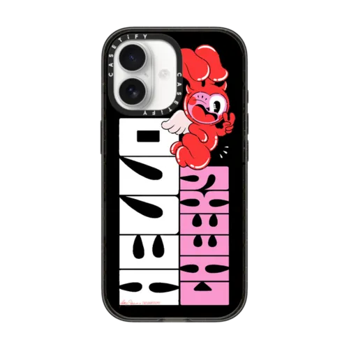 HELLO CHEEKY V2 | iPhone 17 / Impact Case MagSafe Compatible / Black | Image 1