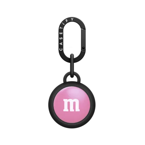 M&M'S Pink Airtag Holder | AirTag / AirTag Holder / Licorice | Image 1