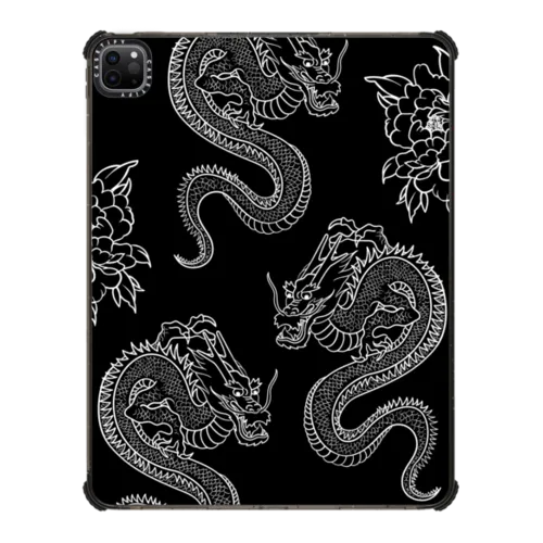 DRAGONS | iPad Pro 12.9-inch (5th/6th gen) / iPad Impact Case / Black | Image 1