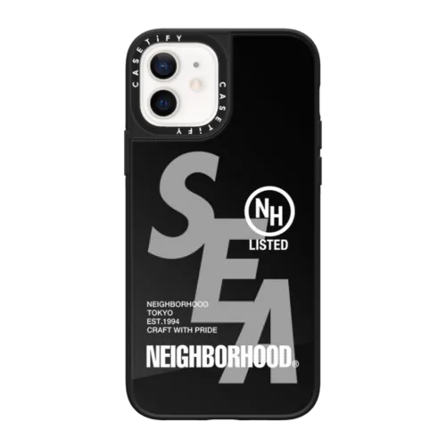 Logos | iPhone 12 / Mirror Case MagSafe Compatible / Black on Black | Image 1