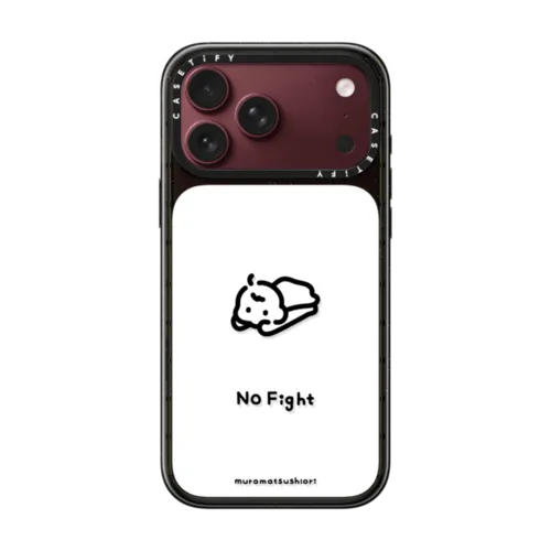 No Fight | iPhone 18 Pro Max / Impact Case MagSafe Compatible - Glossy / Glossy Black | Image 1