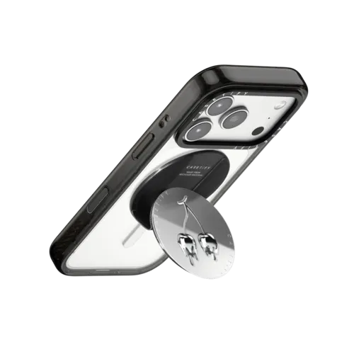 Melting Cherry | Snappy Grip Stand / Snappy Mirror Grip Stand MagSafe Compatible / Silver | Image 3