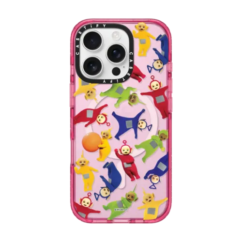 Teletubbies Medley Case | iPhone 16 Pro / Impact Case MagSafe Compatible / Pink Fizz | Image 1