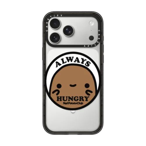 always hungry | iPhone 17 Pro Max / Impact Case MagSafe Compatible / Black | Image 1