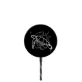 Under The Sea by Bella Rose Art |   / PowerThru Magnetic Wireless Charger MagSafe Compatible / Black | Image 1