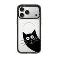 Hello Cat | iPhone 17 Pro Max / Impact Case MagSafe Compatible / Black | Image 1