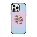 IT IS WHAT IT IS | iPhone 16 Pro Max / Impact Case MagSafe Compatible / Black | Image 1