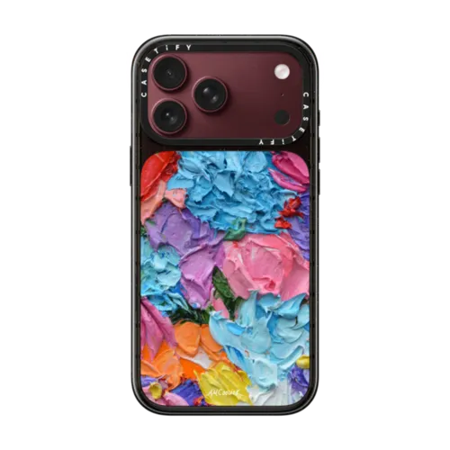 Decadent Bouquet | iPhone 18 Pro Max / Impact Case MagSafe Compatible - Glossy / Glossy Black | Image 1