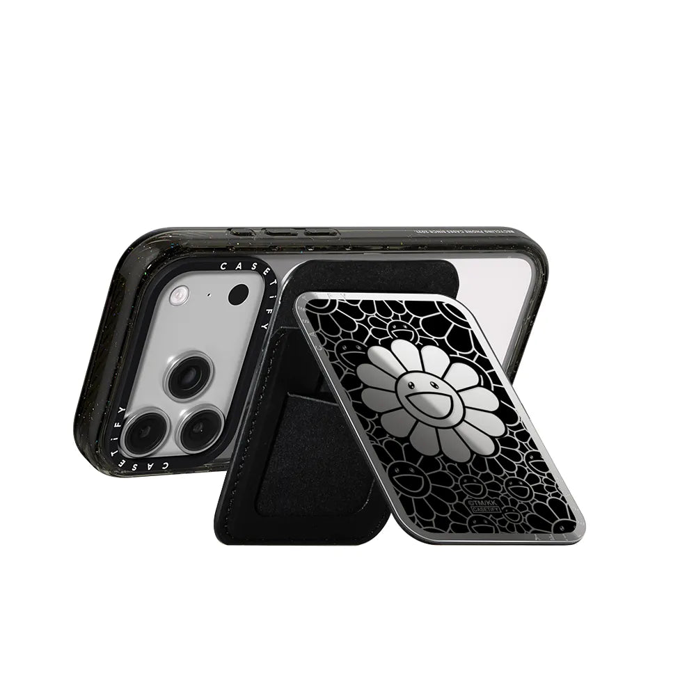 SMILE ON(BLACK) SNAPPY CARDHOLDER STAND