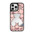 Never Feel Alone | iPhone 16 Pro Max / Mirror Case MagSafe Compatible / Silver on Black | Image 1