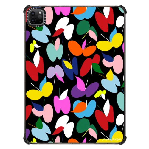 APPLEFLY_MULTICOLOR_BLACK | iPad Pro 11-inch (3rd/4th gen) / iPad Impact Case / Black | Image 1