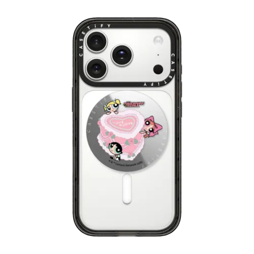 The Powerpuff Girls Cutesy Snappy Grip Stand | Snappy Grip Stand / Snappy Mirror Grip Stand MagSafe Compatible / Silver | Image 1