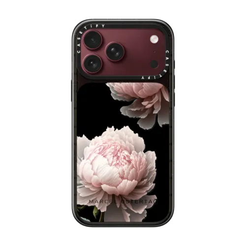 Peony Maxi | iPhone 18 Pro Max / Impact Case MagSafe Compatible - Glossy / Glossy Black | Image 1