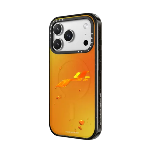 YANGI Vibrant Neon Orange Case | iPhone 17 Pro Max / Impact Case MagSafe Compatible / Black | Image 2